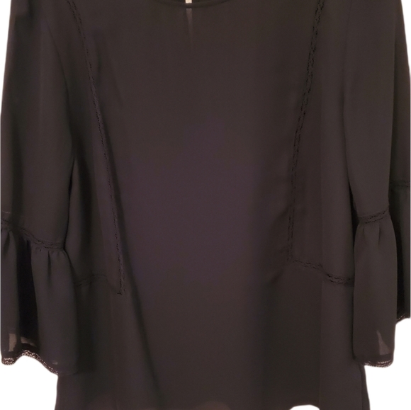 Who What Wear Bell Sleeve and Lace Blouse Size M - Picture 4 of 4